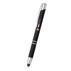 Dash Pen with Stylus Laser Engraving - Black - Full Color