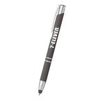 Dash Pen with Stylus Laser Engraving - Gray - Laser Engraving