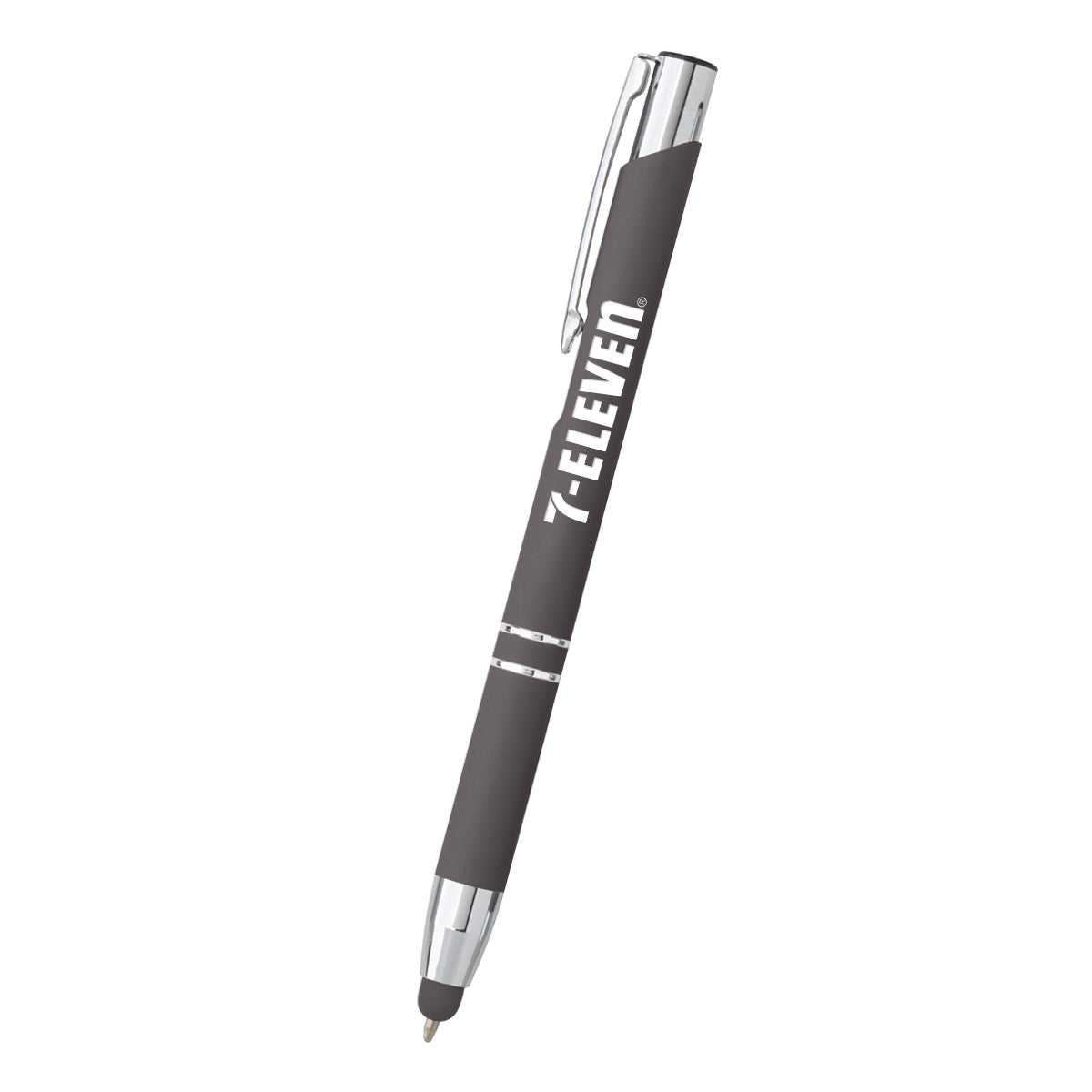 Dash Pen with Stylus Laser Engraving - Gray - Laser Engraving