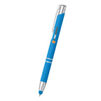 Dash Pen with Stylus Laser Engraving - Light Blue - Full Color