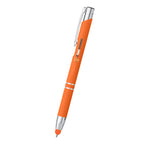 Dash Pen with Stylus Laser Engraving - Orange - Full Color