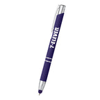 Dash Pen with Stylus Laser Engraving - Purple - Silk Screen