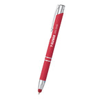 Dash Pen with Stylus Laser Engraving - Red - Laser Engraving