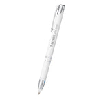 Dash Pen with Stylus Laser Engraving - White - Laser Engraving