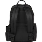 Daybreak Essential Travel Backpack with Tumbler Pocket Embroidery - Black - Back