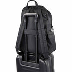 Daybreak Essential Travel Backpack with Tumbler Pocket Full Color - Black - Detail 3