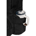 Daybreak Essential Travel Backpack with Tumbler Pocket Full Color - Black - Photo