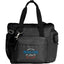 Daybreak Recycled Cooler with Tumbler Pocket, 16 Cans Embroidery - Black - Front