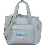 Daybreak Recycled Cooler with Tumbler Pocket, 16 Cans - Gray - Front