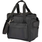 Daybreak Recycled Cooler with Tumbler Pocket, 16 Cans Transfer - Black - Left Angle