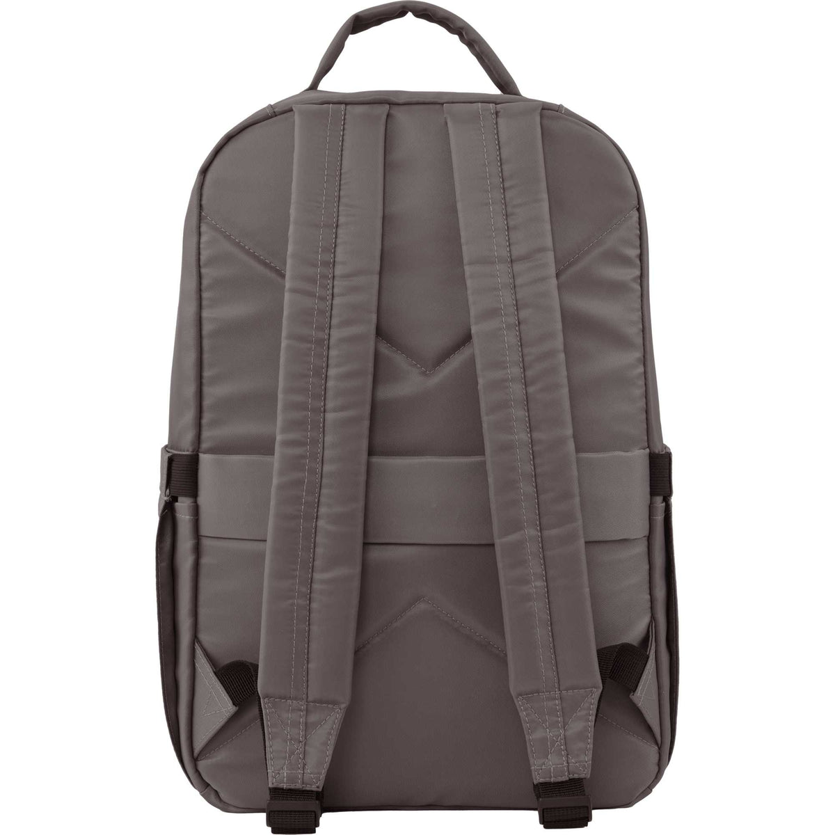 Daybreak Recycled Laptop Backpack, 15 Inch Embroidery - Gray - Back