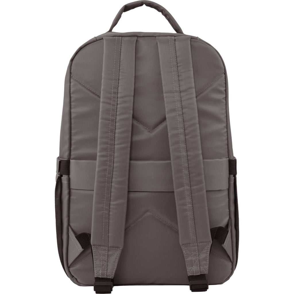 Daybreak Recycled Laptop Backpack, 15 Inch Transfer - Gray - Back