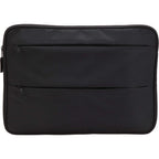 Daybreak Recycled Laptop Sleeve, 15 Inch Transfer - Black - Front Zipper Out