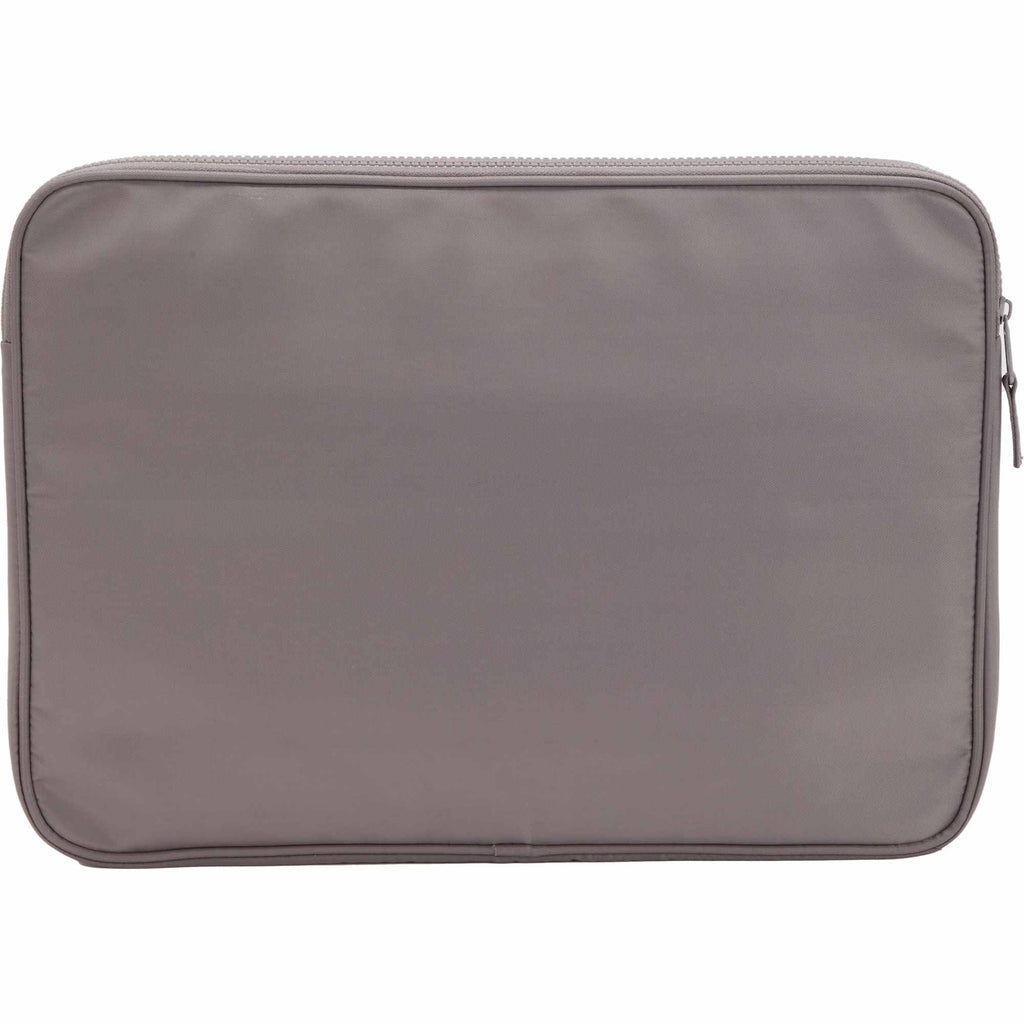 Daybreak Recycled Laptop Sleeve, 15 Inch Transfer - Gray - Back