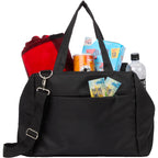 Daybreak Travel Duffel Bag with Trolley Sleeve Transfer - Black - Propped
