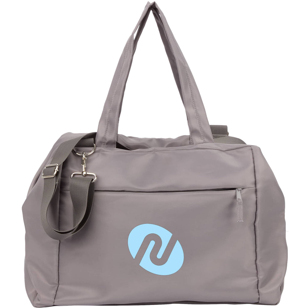 Daybreak Travel Duffel Bag with Trolley Sleeve Transfer - Gray - Front