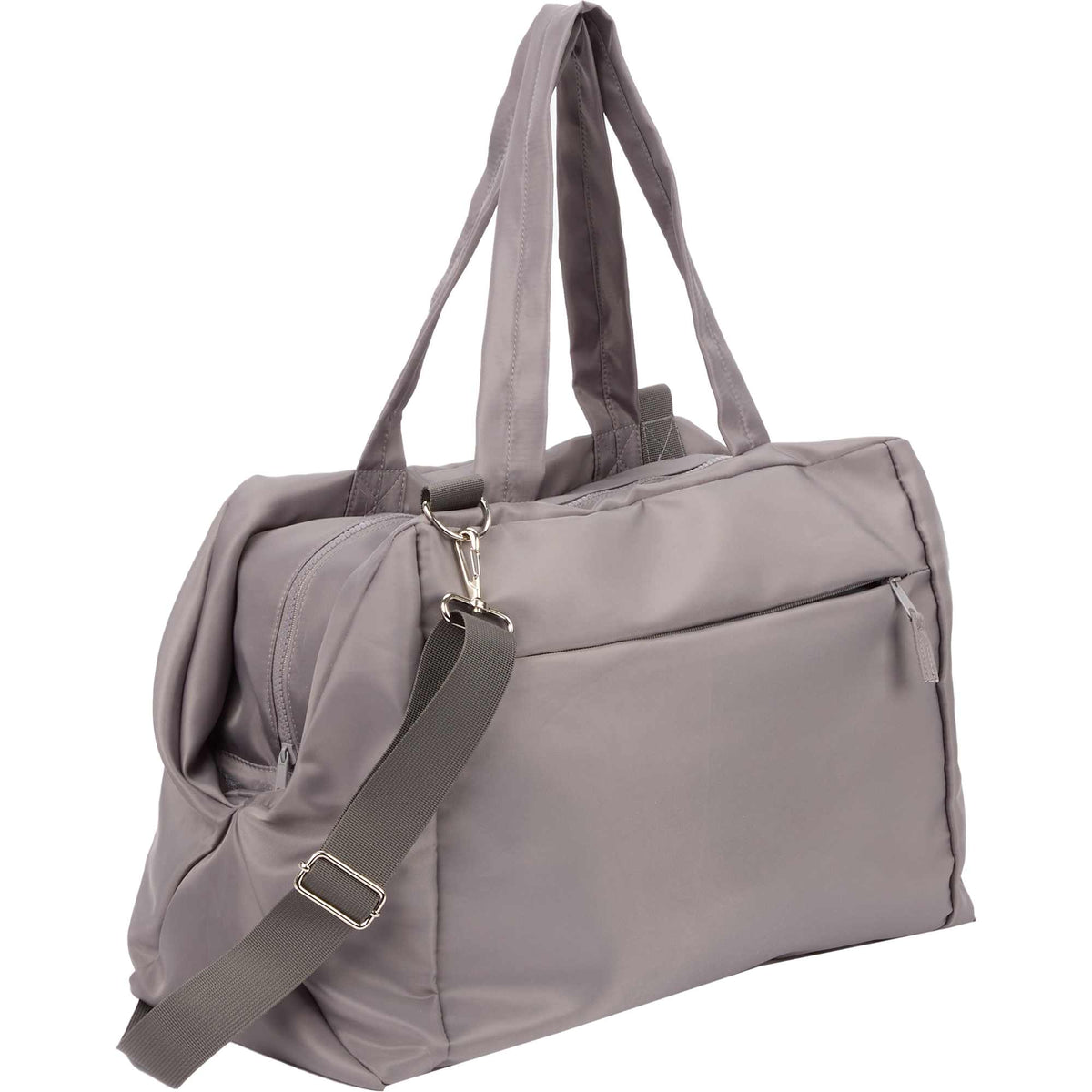 Daybreak Travel Duffel Bag with Trolley Sleeve Transfer - Gray - Right Angle