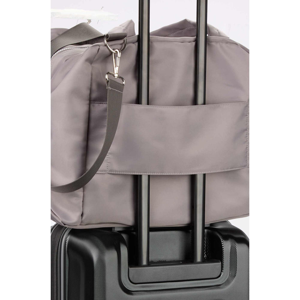 Daybreak Travel Duffel Bag with Trolley Sleeve Transfer - Gray - Trolley