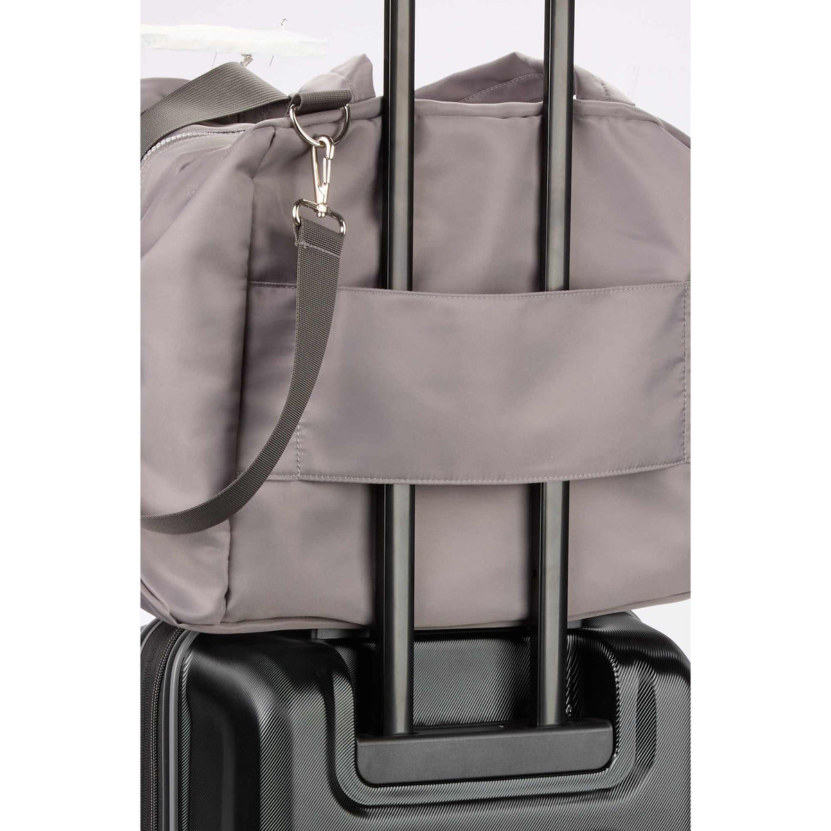 Daybreak Travel Duffel Bag with Trolley Sleeve Transfer - Gray - Trolley