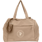 Daybreak Travel Duffel Bag with Trolley Sleeve Transfer - Tan - Front