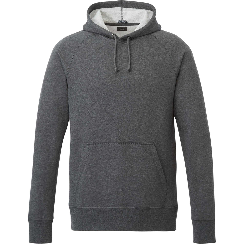 Dayton Classic Fleece Hoodie, Unisex Embroidery - Heather Dark Charcoal - Front