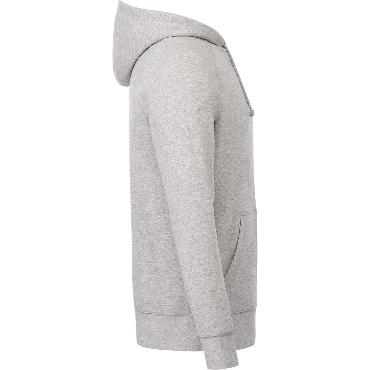 Dayton Classic Fleece Hoodie, Unisex Embroidery - Heather Grey Secondary - Right Side