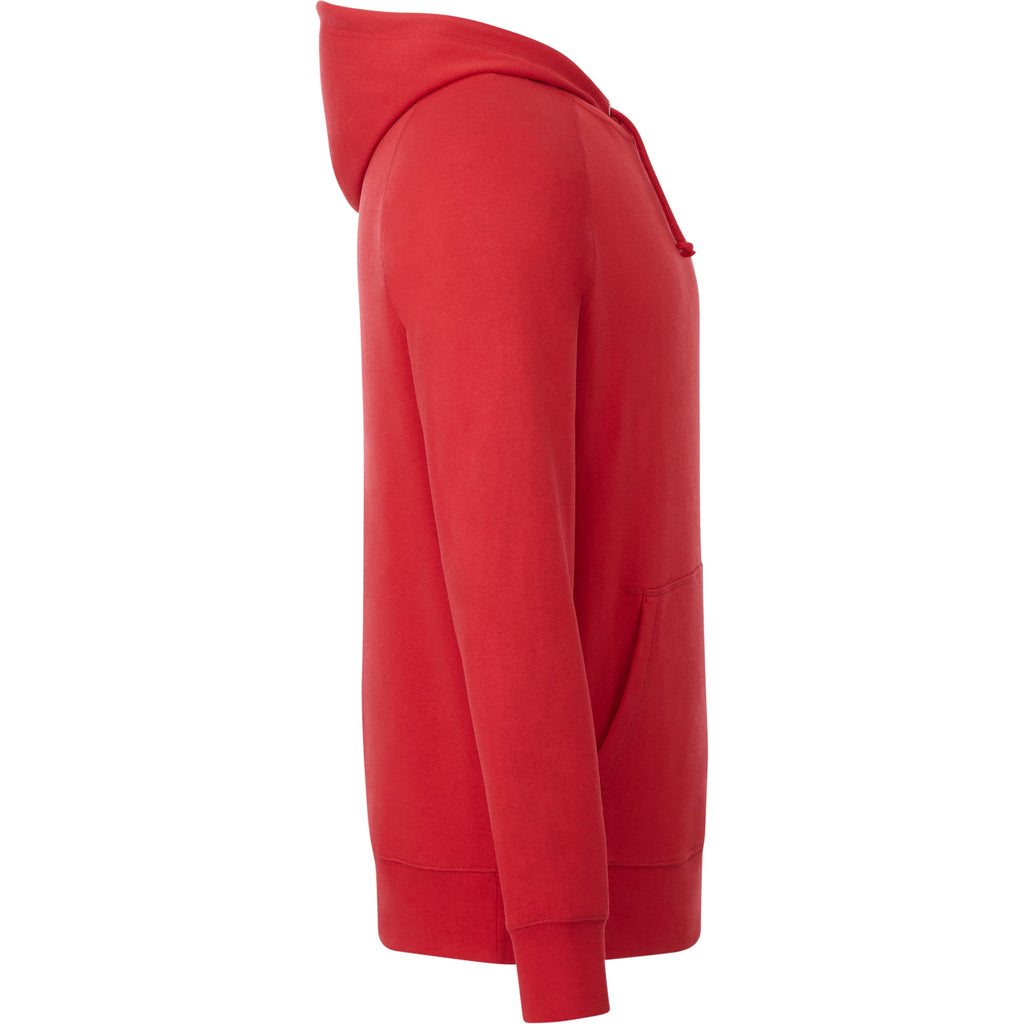 Dayton Classic Fleece Hoodie, Unisex Embroidery - Team Red - Right Side