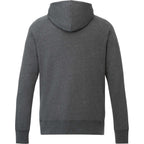 Dayton Classic Fleece Hoodie, Unisex Transfer - Heather Dark Charcoal - Back