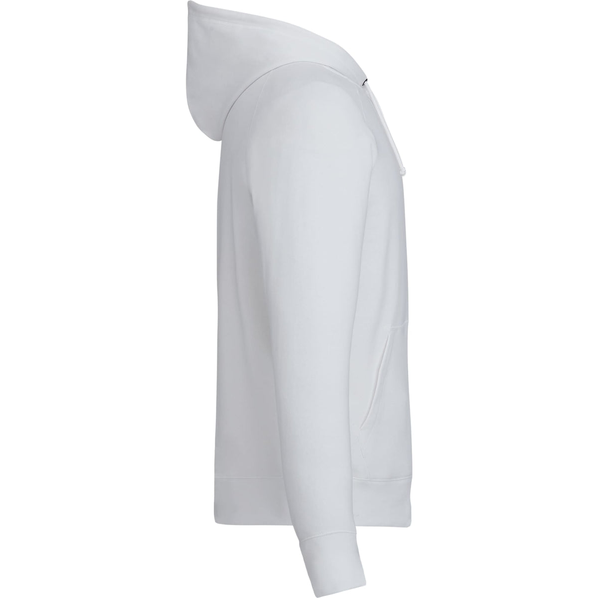 Dayton Classic Fleece Hoodie, Unisex Transfer - White - Right Side