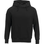 Dayton Crossover Neck Fleece Hoodie for Men Transfer - Black - Back Flat 2