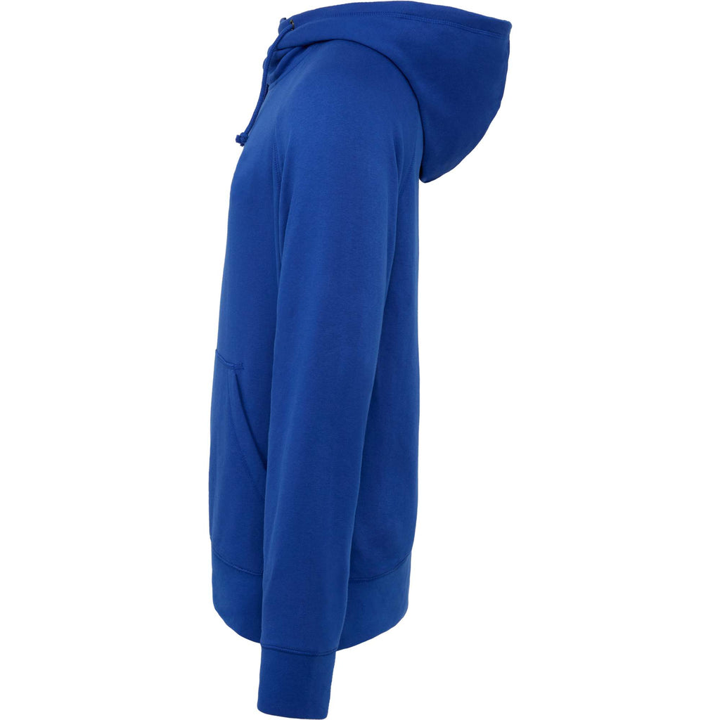 Dayton Crossover Neck Fleece Hoodie for Men Transfer - New Royal - Left Side