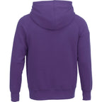 Dayton Crossover Neck Fleece Hoodie for Men Transfer - Purple - Back Flat