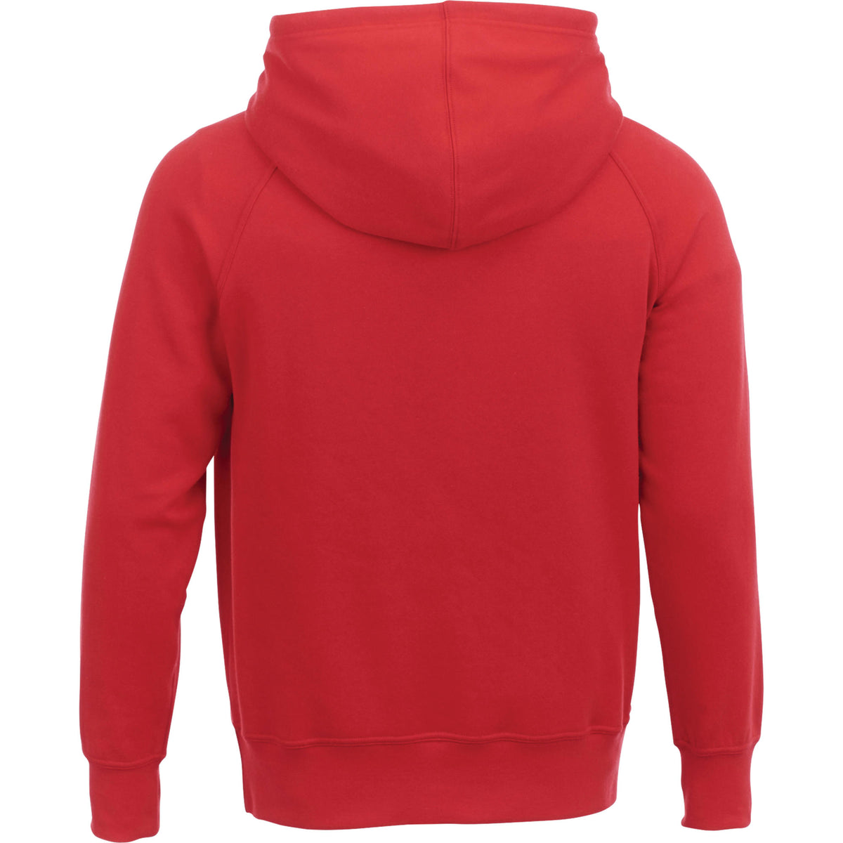 Dayton Crossover Neck Fleece Hoodie for Men Transfer - Team Red - Back Flat