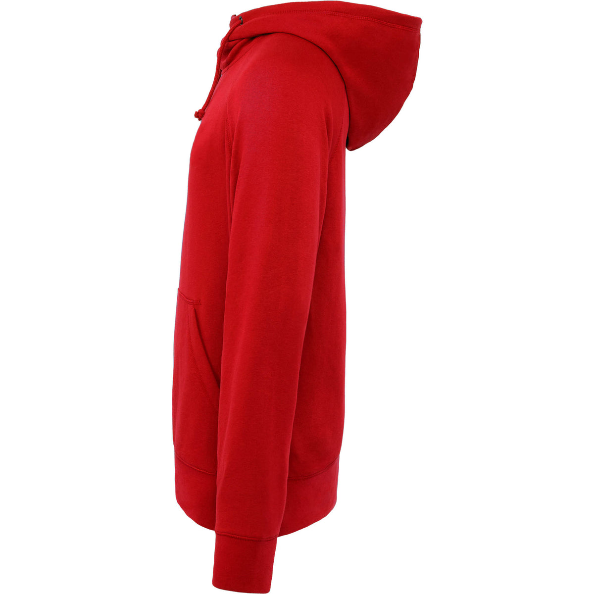 Dayton Crossover Neck Fleece Hoodie for Men Transfer - Team Red - Left Side