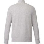 Dayton Fleece Half Zip Pullover for Men Embroidery - Heather Grey Secondary - Back