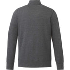 Dayton Fleece Half Zip Pullover for Men Transfer - Heather Dark Charcoal - Back