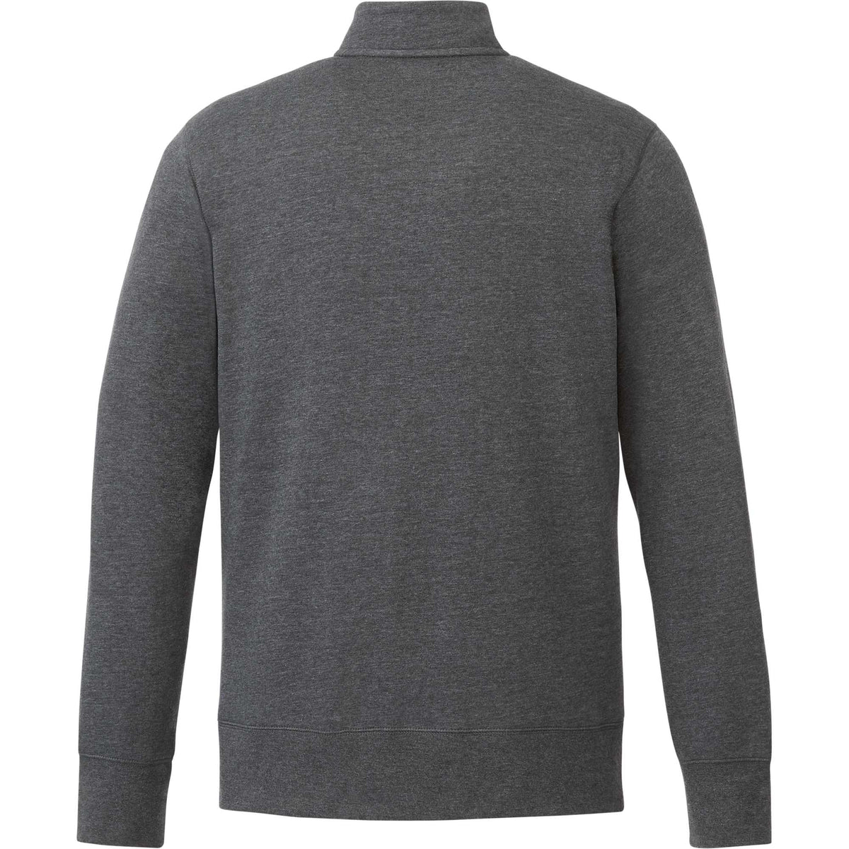 Dayton Fleece Half Zip Pullover for Men Transfer - Heather Dark Charcoal - Back