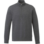Dayton Fleece Half Zip Pullover for Men Transfer - Heather Dark Charcoal - Front 2