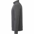 Dayton Fleece Half Zip Pullover for Men Transfer - Heather Dark Charcoal - Left Side