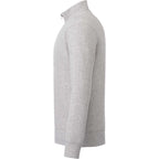 Dayton Fleece Half Zip Pullover for Men Transfer - Heather Grey Secondary - Left Side