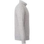 Dayton Fleece Half Zip Pullover for Men Transfer - Heather Grey Secondary - Right Side