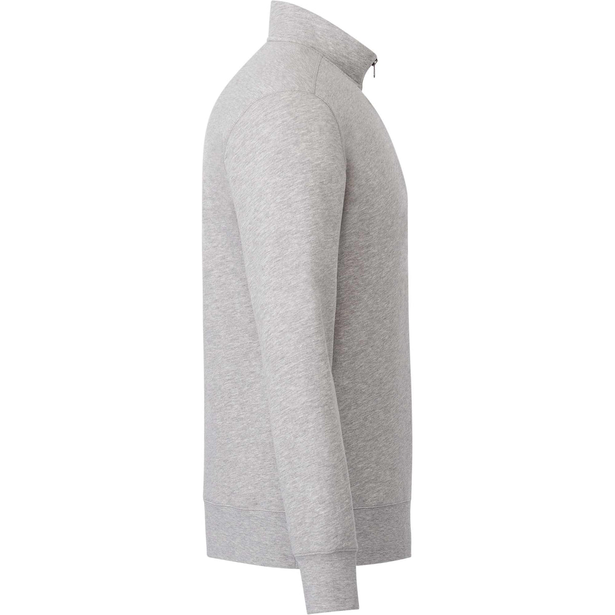 Dayton Fleece Half Zip Pullover for Men Transfer - Heather Grey Secondary - Right Side