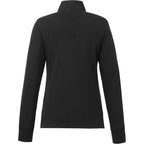 Dayton Fleece Half Zip Pullover for Women Embroidery - Black - Back