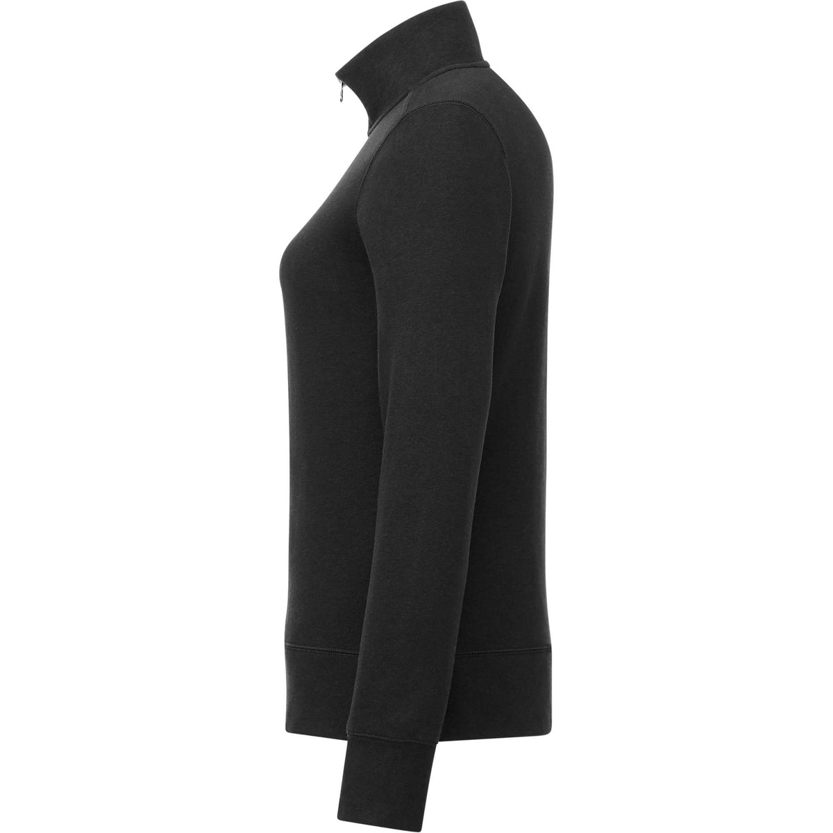 Dayton Fleece Half Zip Pullover for Women Transfer - Black - Left Side
