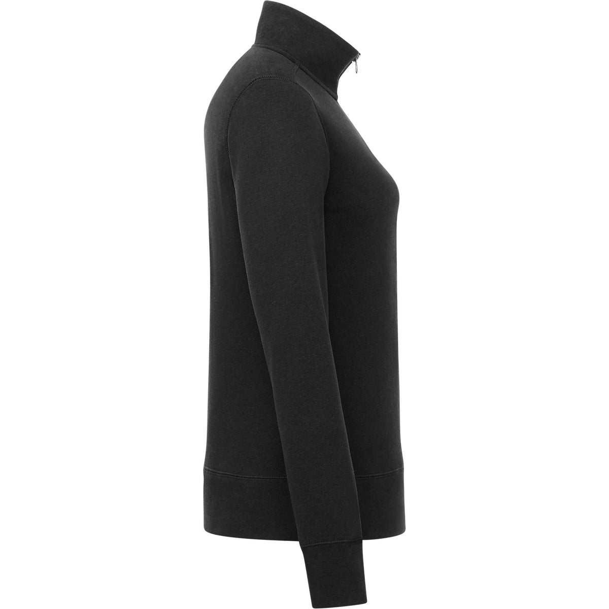 Dayton Fleece Half Zip Pullover for Women Transfer - Black - Right Side