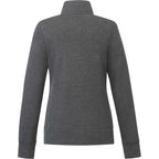 Dayton Fleece Half Zip Pullover for Women Transfer - Heather Dark Charcoal - Back