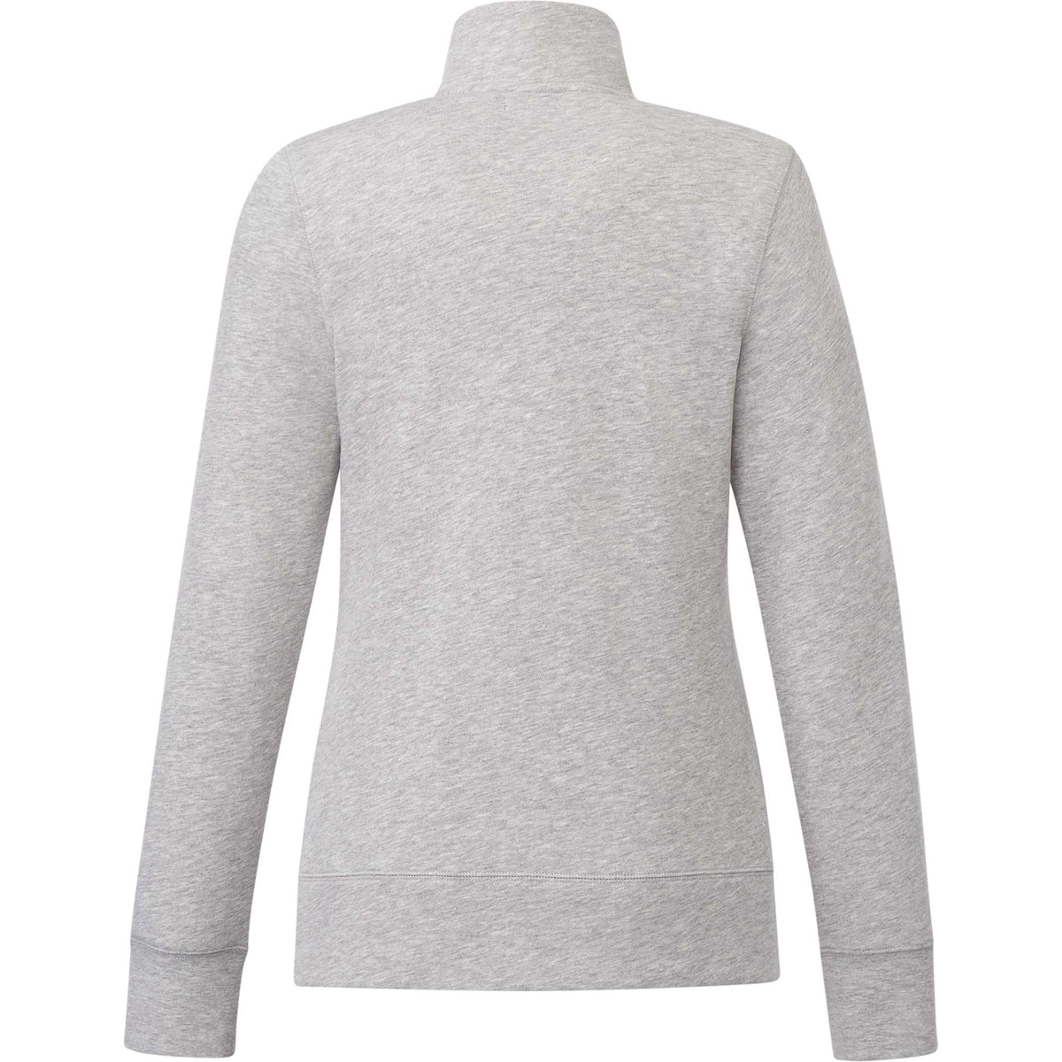 Dayton Fleece Half Zip Pullover for Women Transfer - Heather Grey Secondary - Back
