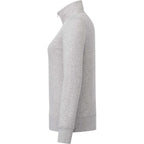 Dayton Fleece Half Zip Pullover for Women Transfer - Heather Grey Secondary - Left Side