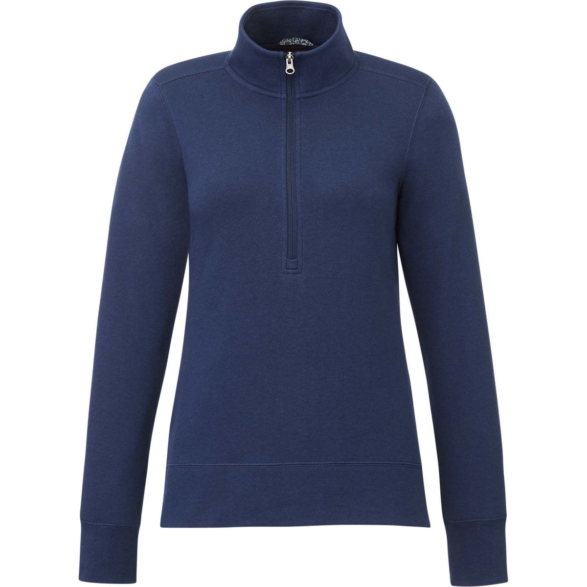 Dayton Fleece Half Zip Pullover for Women Transfer - Vintage Navy - Front 2