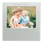 Dazzling Aluminum Photo Frame, 4 x 6 Inches - Silver - Full Color
